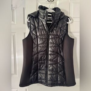 Michael Kors Shiny Black Women's Quilted Vest